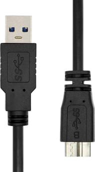 Kabllo USB ProXtend USB A në Micro B, 3.2 Gen 1, 1m, e zezë