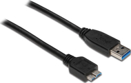 Kabllo USB Alcasa USB 3.0 A në Micro B, 3m, USB 3.2 Gen 1, i zi