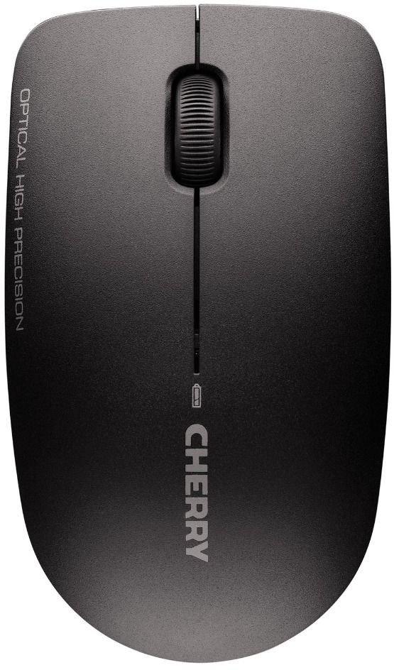 Set tastierë dhe maus CHERRY DW 3000, pa tela RF, AZERTY belg, i zi