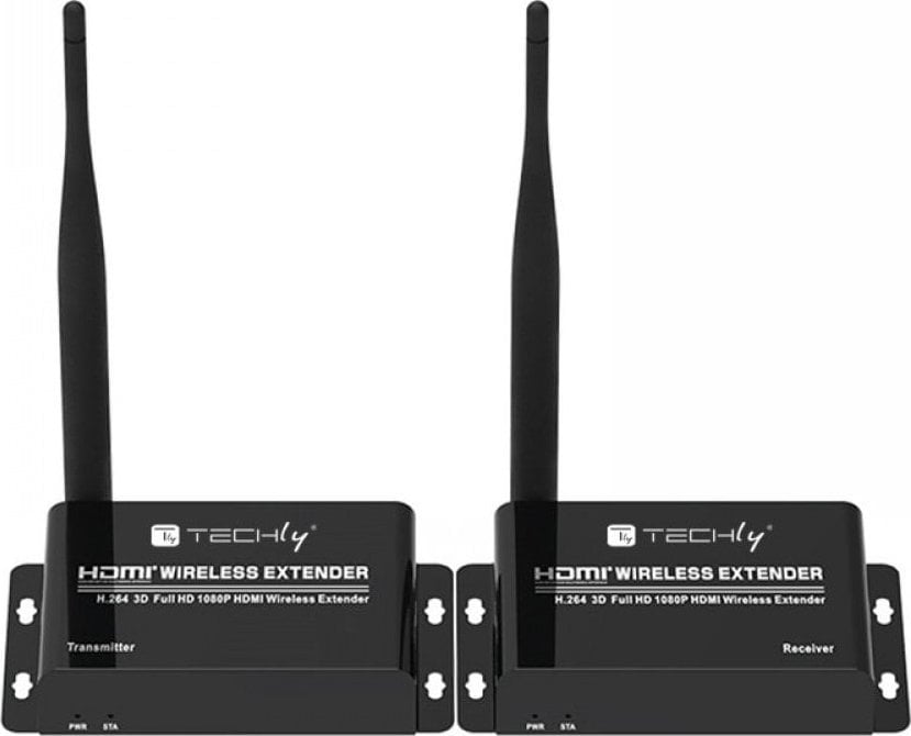 Transmetues HDMI pa tela Techly 365634, Full HD 1080p 60Hz, 5.8GHz deri 50m, i zi