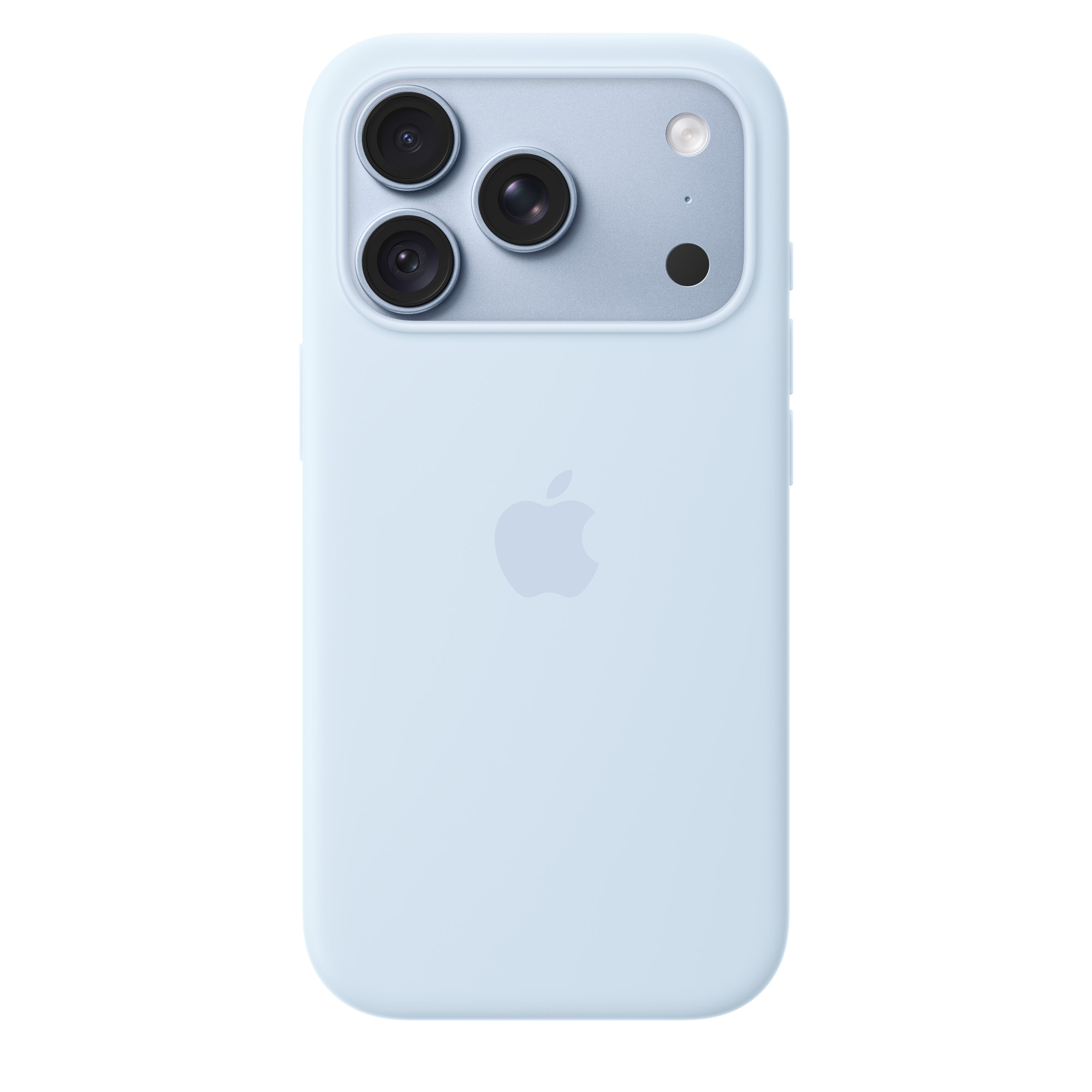 Apple iPhone 18 Pro Silicone Case with MagSafe, Crisp Blue