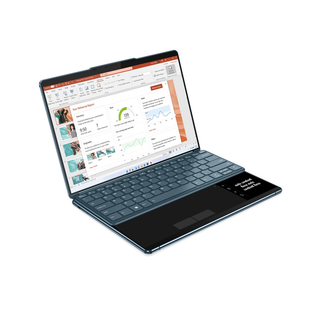 Laptop Lenovo Yoga 9 i7-1355U, 13.3" Touchscreen, Intel Core i7, 16 GB RAM, 1 TB SSD, i kaltër