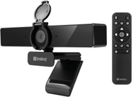 Webkamera Sandberg USB C/A Webcam Pro Remote 4K, 4K, autofokus, e zezë