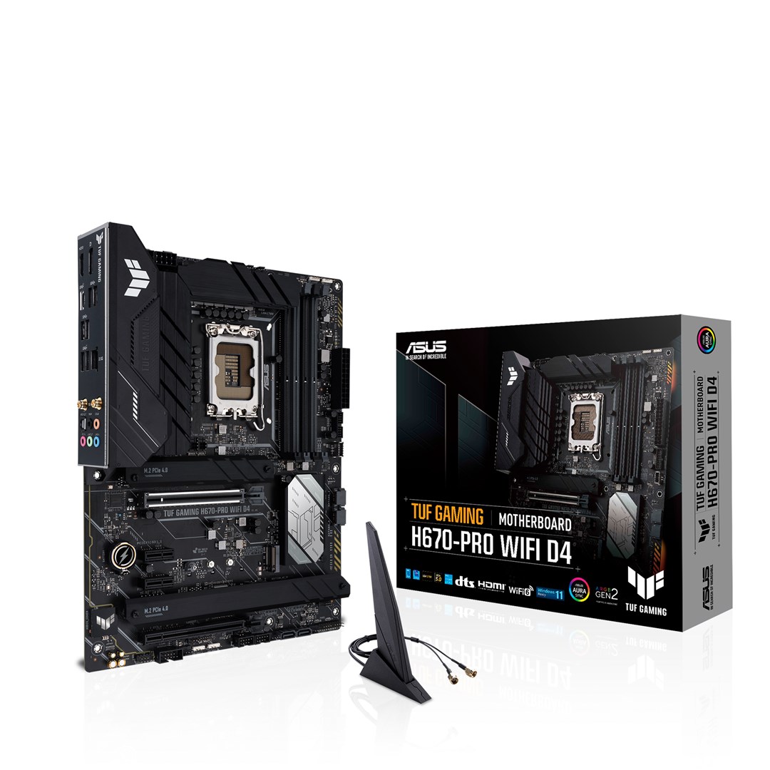 Pllakë amë ASUS TUF Gaming H670-PRO WiFi D4 Intel H670 LGA 1700 ATX