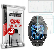 Xham mbrojtës Grizz Hybrid Glass për Oukitel BT80, 2 copë, transparent