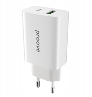 Karikues rrjeti Proove Rapid, 20W, USB C USB A QC 3.0 PD, i bardhë