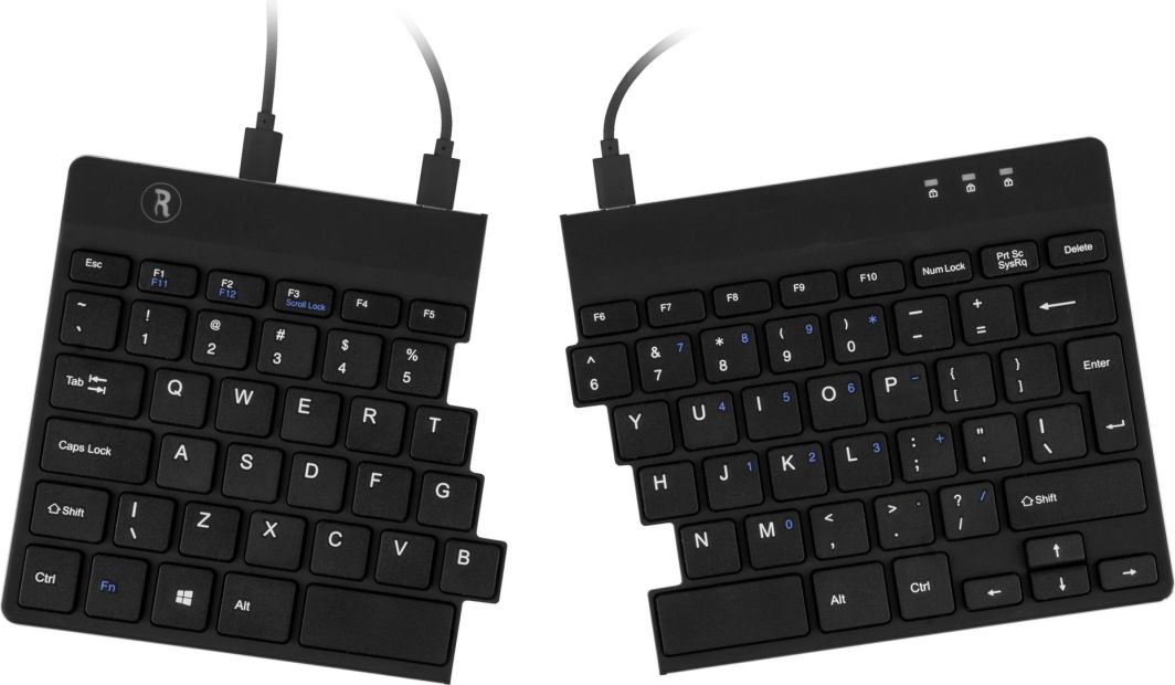 Tastierë R-GO Tools, me kabllo, UK, e zezë