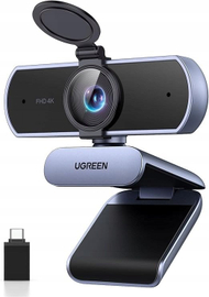 Kamerë web UGREEN 4K, Ultra HD 1080P 60FPS, mikrofon i integruar, e zezë