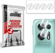 Mbrojtës kamere GrizzGlass për Oppo Find N2, xham hibrid, set 2 copë, transparent