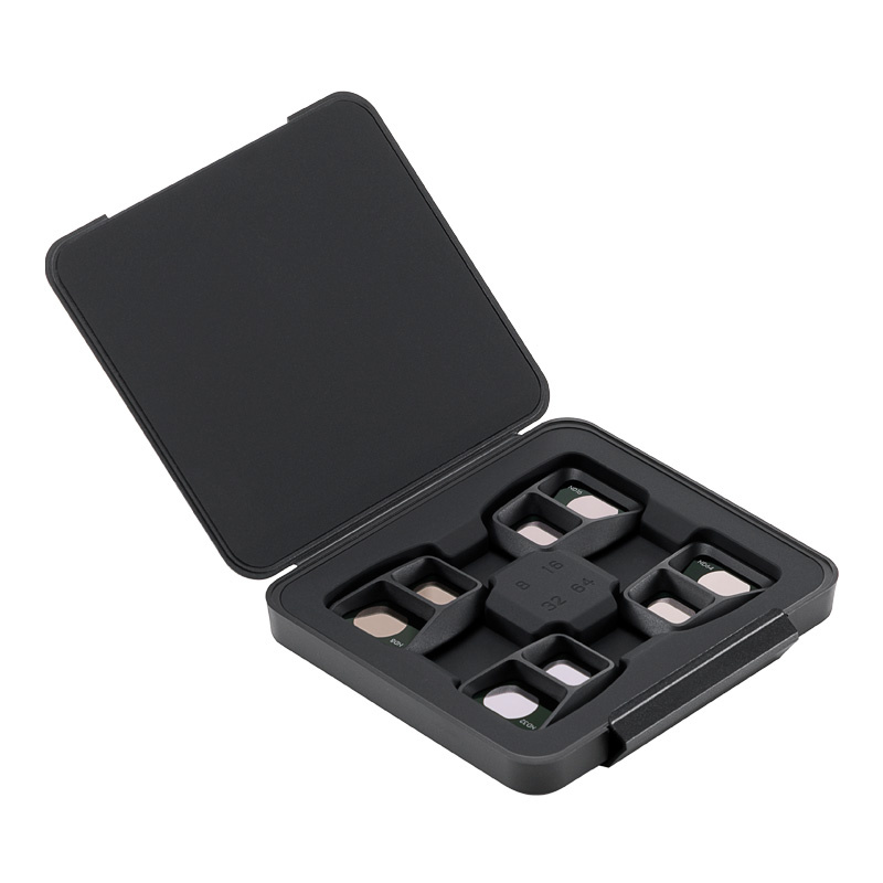 Set filtre ND për dron DJI CP.MA.00000700.01, 4 copë, me kuti mbrojtëse, i zi