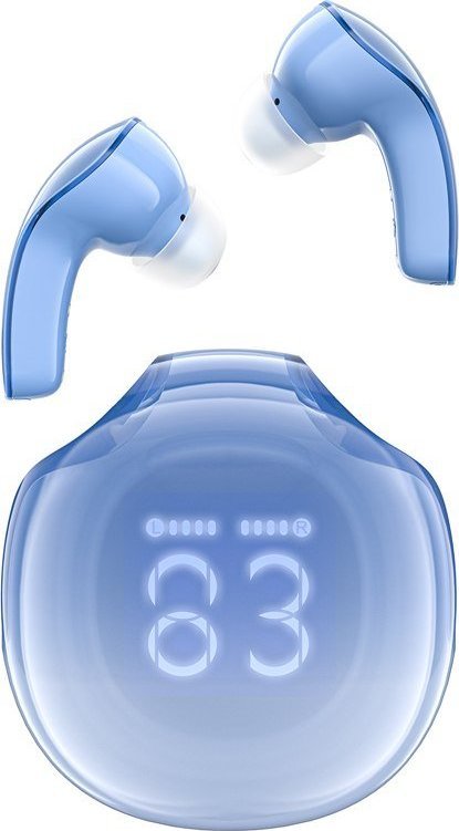Kufje wireless Acefast T9, Bluetooth 5.3, me kuti karikimi, blu