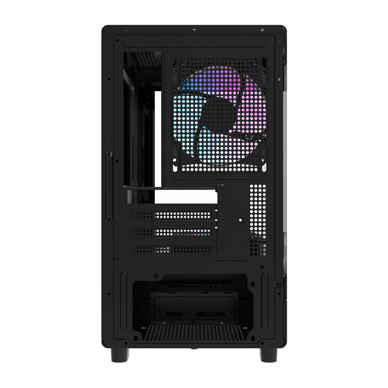 Kase kompjuteri Darkflash DB330M, 3 ventilatorë, xham anësor, e zezë