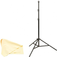 Trepod studio MASSA LIGHTING TRIPOD 100–280cm, montim 12mm, filetë 1/4", i zi
