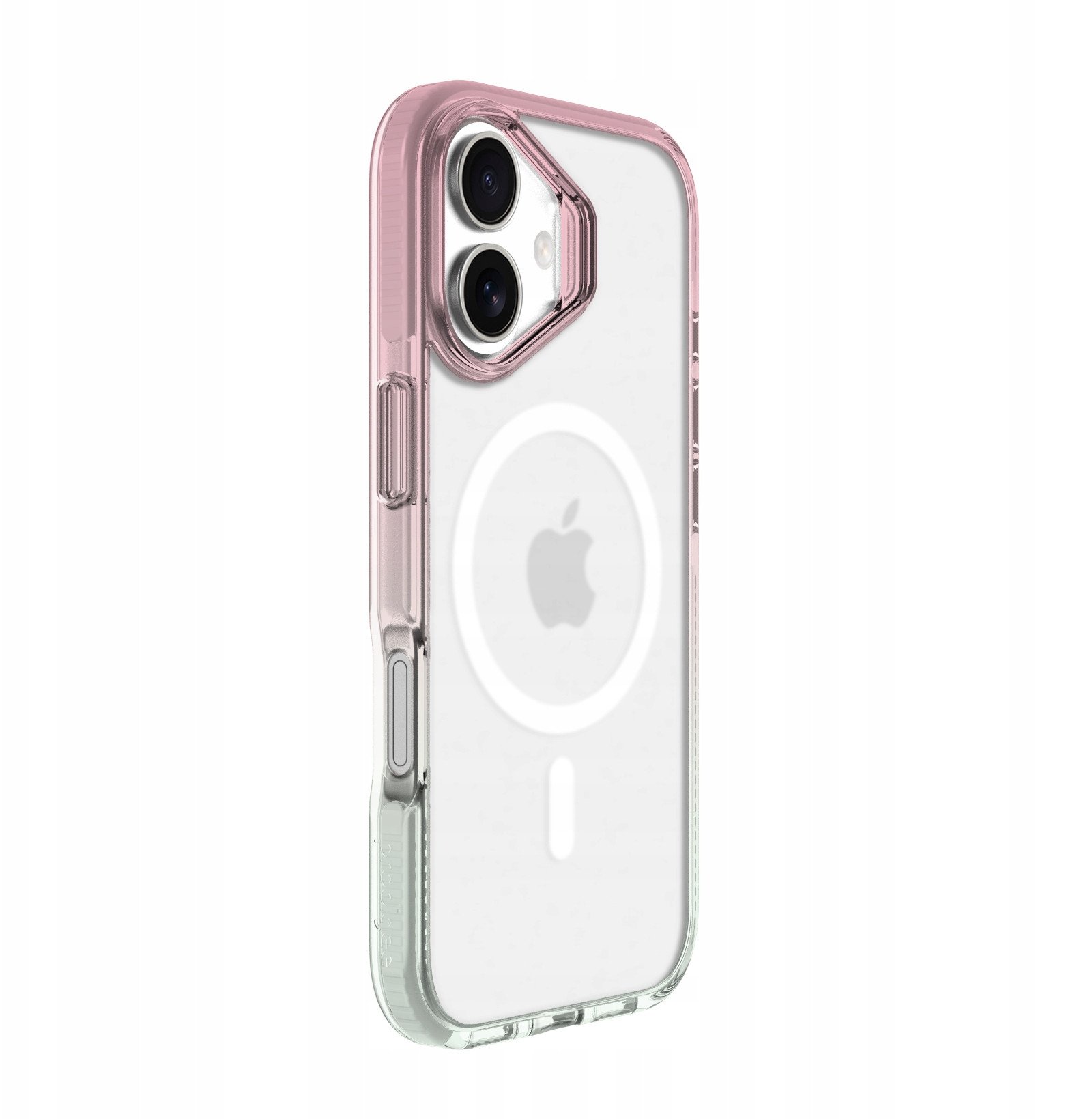 Këllëf telefoni Prodigee Flow për iPhone 17, transparent, mbrojtje ushtarake, për karikim wireless