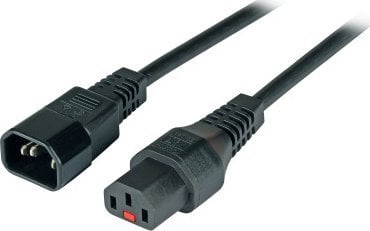 Kabllo rryme EFB EK601SW.3, IEC C14 në C13, 3m, e zezë