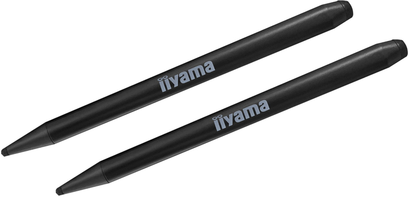 Stilolaps dixhital Iiyama STYLUS P13, set me 2 copë, majë e dyfishtë, i zi