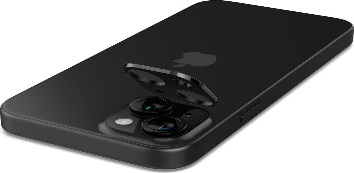 Mbrojtës kamere Spigen Glas tR Optik, set 2 copë, për iPhone 15 15 Plus 14 14 Plus, i zi
