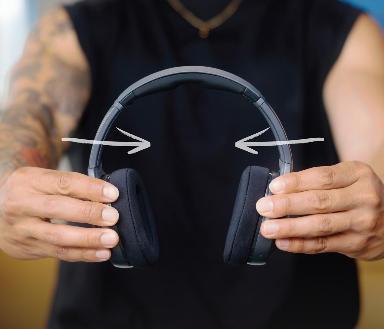 Kufje mbi veshë Skullcandy Crusher 540 Active, wireless, rezistente ndaj ujit, ngjyra qymyr