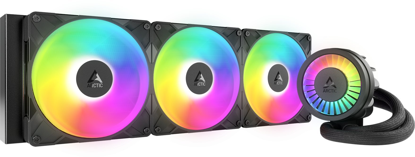Ftohës uji për CPU Arctic Freezer III Pro 420mm, AIO, RGB, i zi