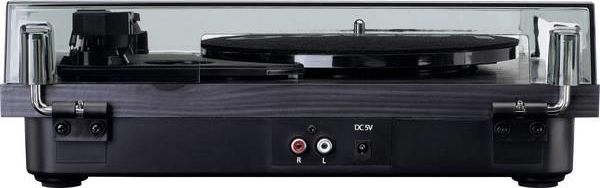 Gramafon Lenco LS-10BK, me altoparlantë të integruar, 33 45 rpm, i zi