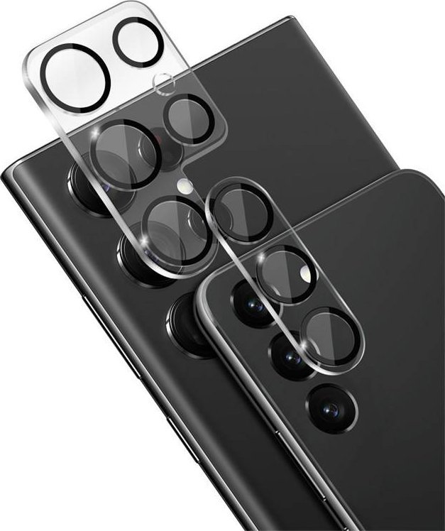 Mbrojtës xhami për kamera Crong Lens Shield, për Samsung Galaxy S23 Plus, transparent