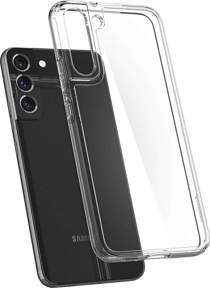 Mbulesë telefoni Spigen Ultra Hybrid për Samsung Galaxy S22, rezistente ndaj goditjeve, transparente Crystal Clear
