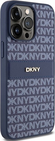 Mbulesë telefoni DKNY DKHCP15XPRTHSLB, për iPhone 15 Pro Max 6.7", lëkurë eco, blu