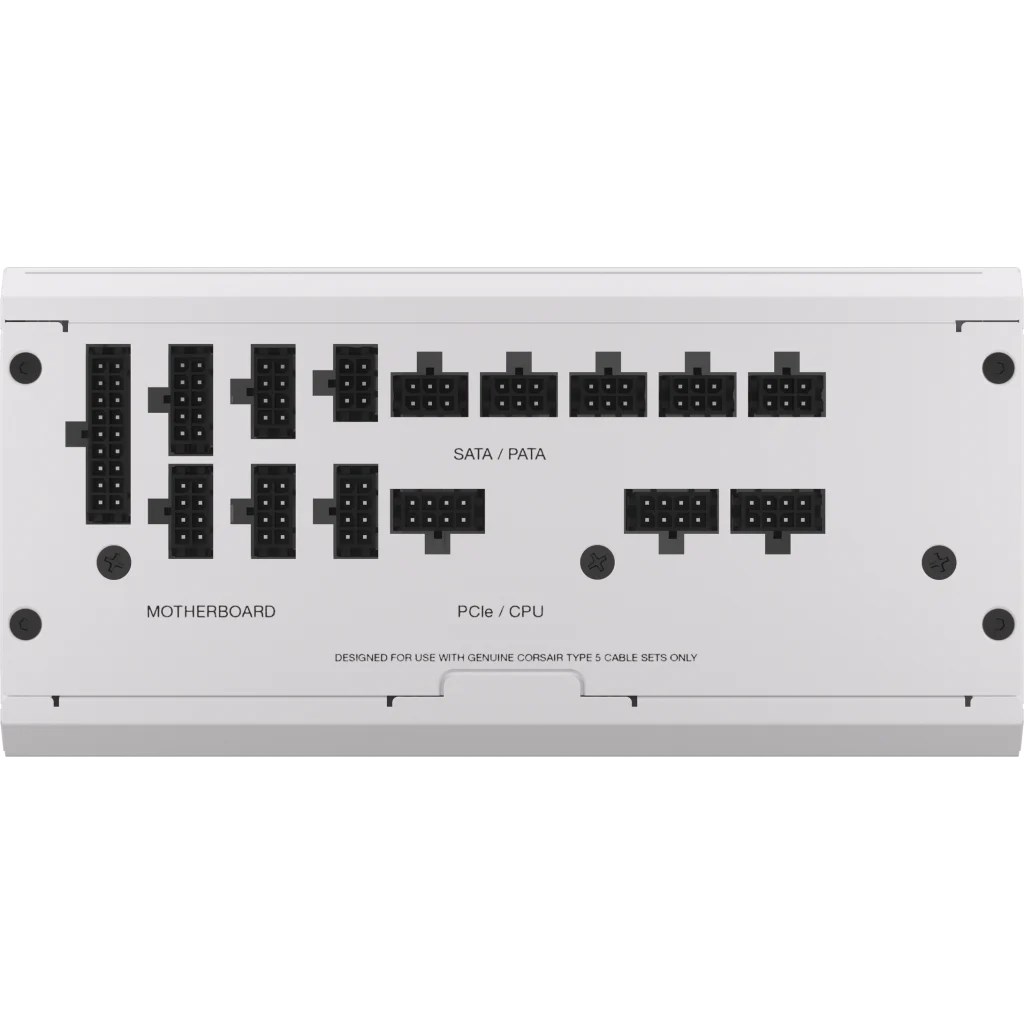Furnizues energjie Corsair RM1000x Shift, 1000W, ATX, plotësisht modular, i bardhë