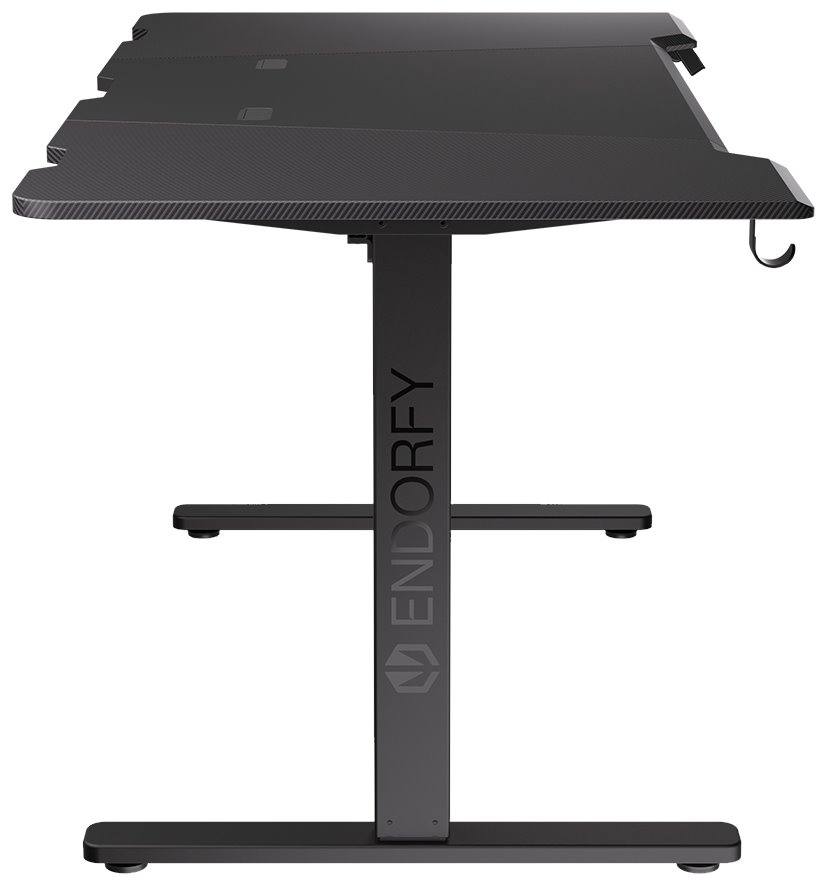 Tavolinë Endorfy Atlas L Electric, 1500x780mm, e zezë