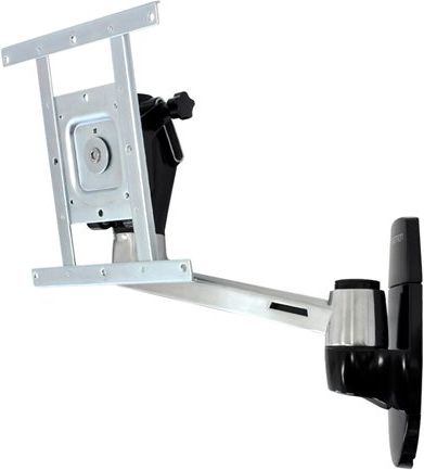Mbajtëse muri për monitor Ergotron LX HD Wall Swing 45-268-026, deri 42", 22.7kg, e zezë argjendtë