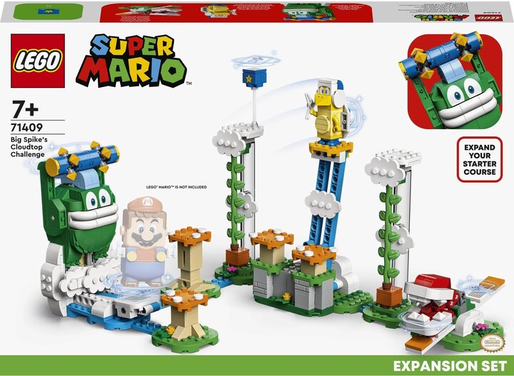 Set zgjerimi LEGO® Super Mario™ 71409 Big Spike Cloud Challenge, 540 pjesë