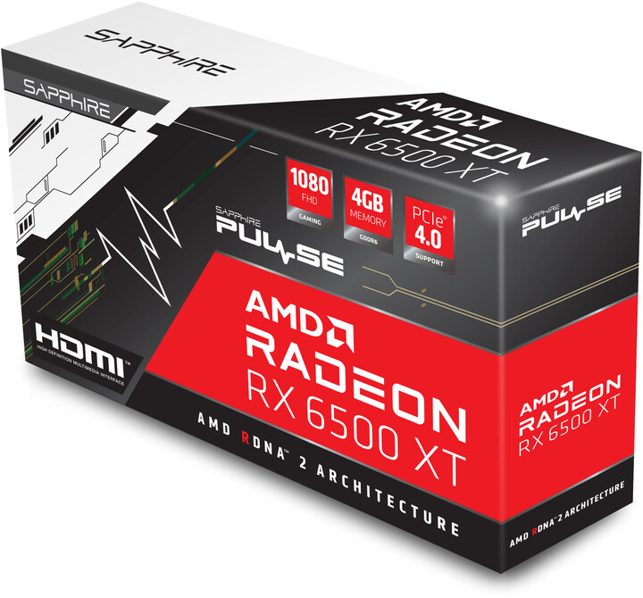 Kartelë grafike Sapphire Radeon RX 6500 XT Pulse 4GB GDDR6