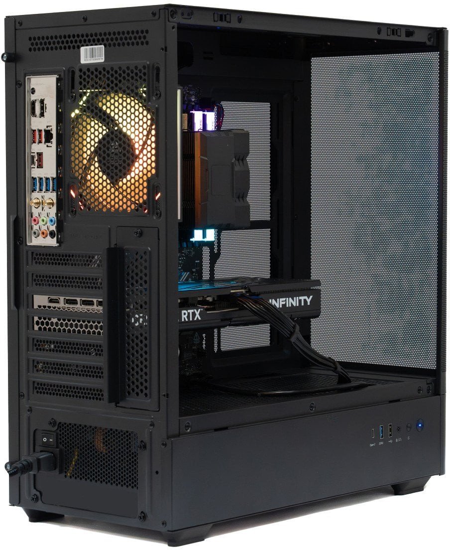 Kompjuter gaming Game X G100, Ryzen 5 5600X, 32GB RAM, Radeon RX 6600, 1TB SSD, i zi