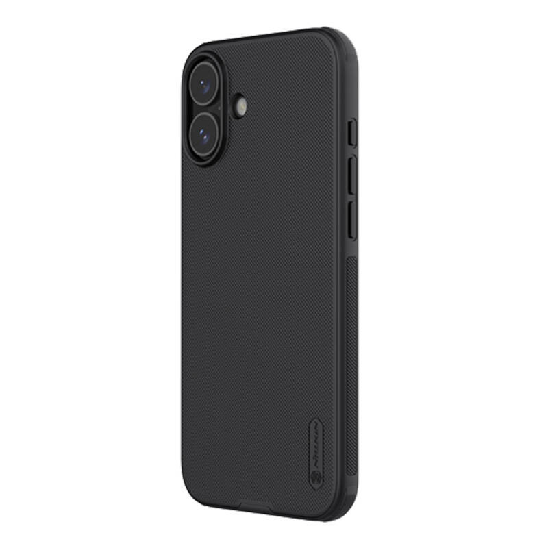 Futrollë Nillkin Super Frosted Pro Magnetic, për iPhone 16 Plus, MagSafe, e zezë