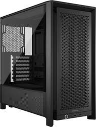 Kuti kompjuteri Corsair Frame 4000D RS, ATX Mid Tower, 3x ventilatorë 120mm, e zezë