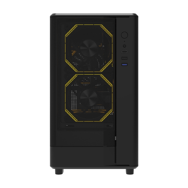Kullë PC Darkflash DB330M Mesh, Micro ATX ITX, panel xhami i temperuar, e zezë