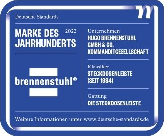 Zgjatues elektrik Brennenstuhl Premium Line, 6 dalje, 5 m, i zi