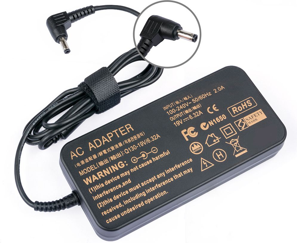 Adaptor rryme CoreParts MBXAS-AC0004, 120W, për ambiente të brendshme, i zi