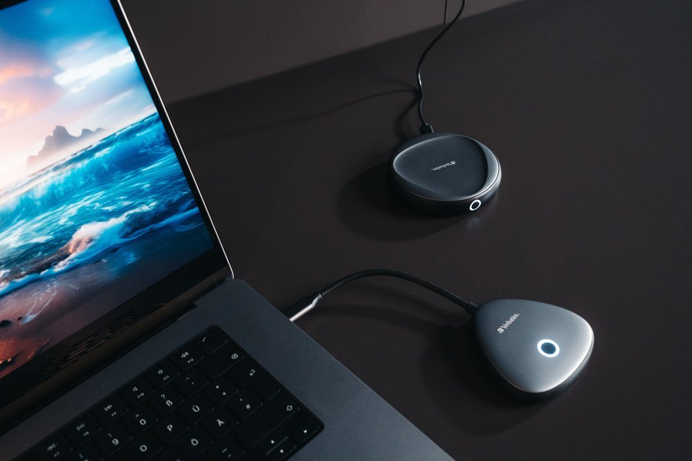 Adapter wireless për ekran Verbatim Share My Screen, USB C, 4K, i zi