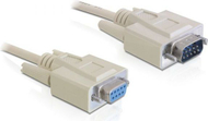 Kabllo Delock DB-9 - DB-9, 1m, bezhë