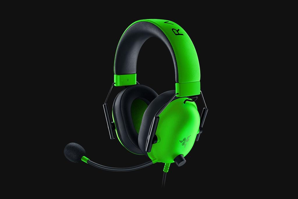 Kufje gaming Razer BlackShark V2 X, me kabllo, stereo, jeshile e zezë