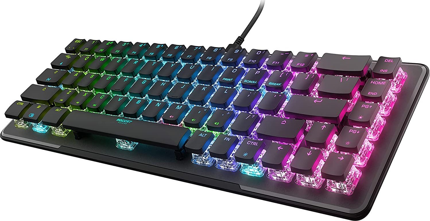 Tastierë gaming Roccat Vulcan II Mini AIMO, optike Titan II Red, 65%, e zezë