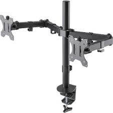 Mbajtëse për dy monitorë 13"- 32" Stell SOS 1120 - E zezë