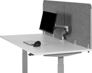 Panel mbrojtës BakkerElkhuizen BNESSBLGY, filtër PET, gri e çelët