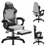Karrige gaming Force 3.7, ergonomike, me jastëkë, gri blu e bardhë