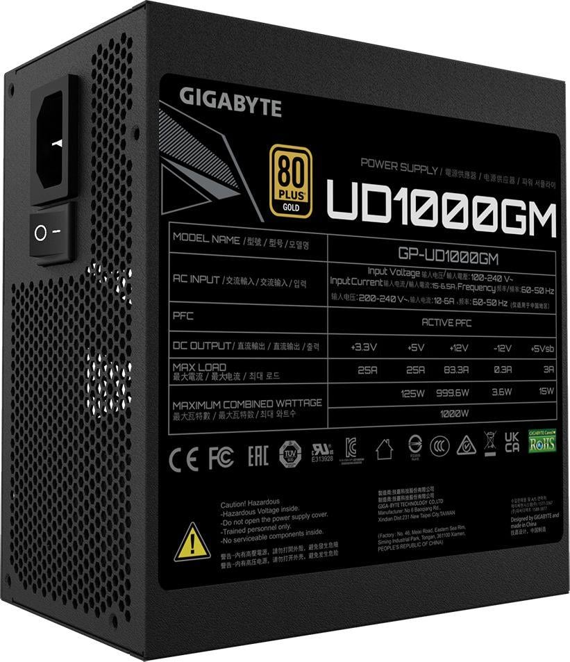 Burim energjie Gigabyte UD1000GM, ATX, 1000 W