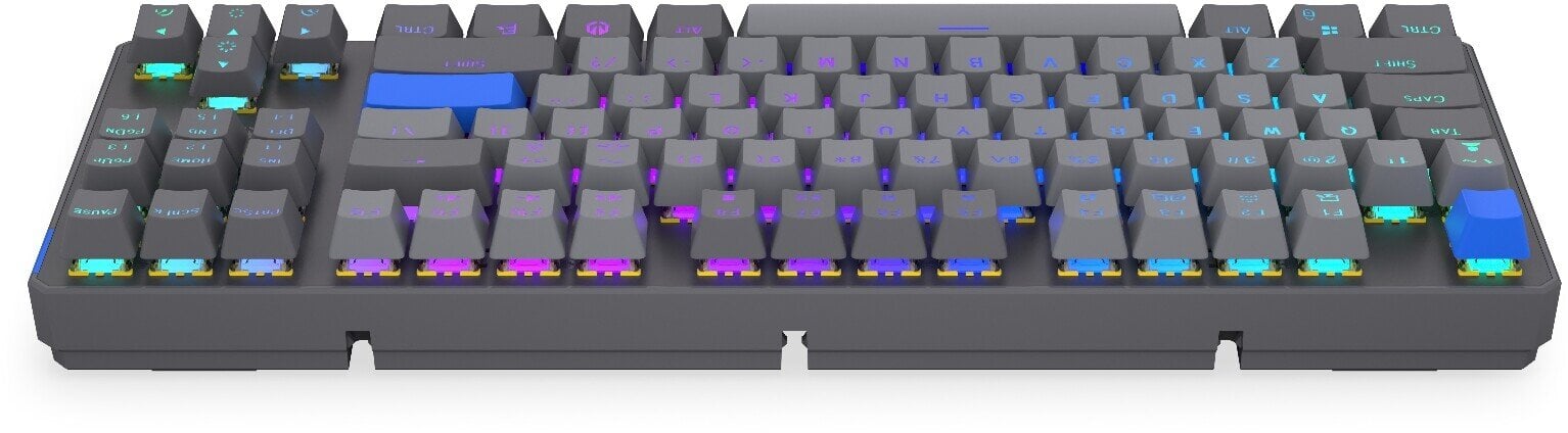 Tastierë mekanike Endorfy Thock V2 TKL Wireless, 87 taste, ARGB, gri