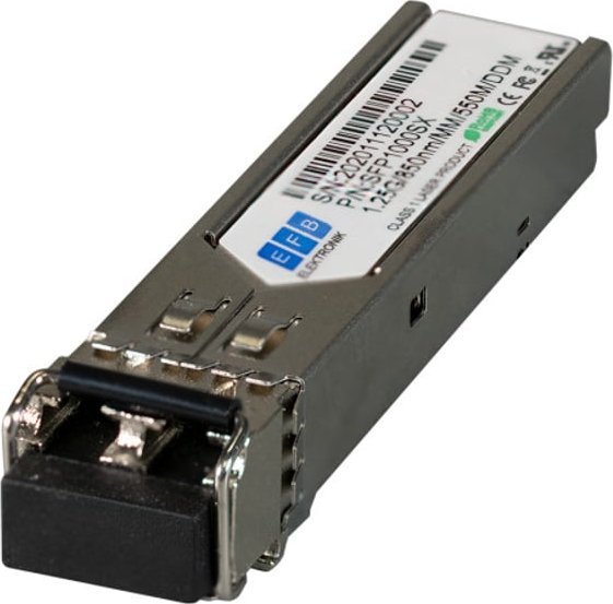 Modul transceiveri rrjeti EFB Elektronik SFP1000SX HP Aruba, SFP Gigabit, fibër optike multimode, argjendtë
