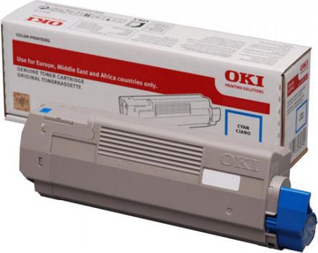 Toner OKI 46490607, cyan, origjinal