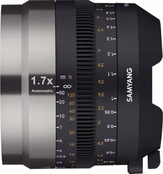 Adapter anamorfik Samyang V-AF MF 1.7x, për lente V-AF, i zi